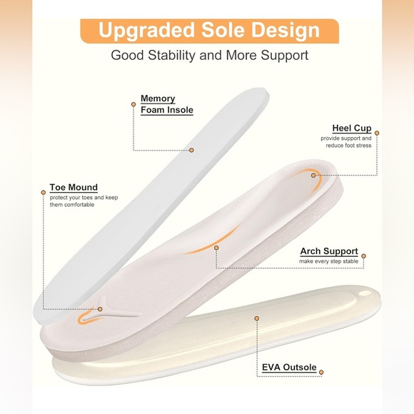 Women's Ribbed Gray Slippers - Picture 3 of 7